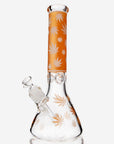 Cannabis Leaf Beaker Bong - INHALCO