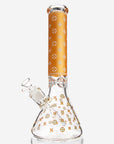 LV Pattern Beaker Bong - INHALCO