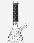 LV Pattern Beaker Bong - INHALCO