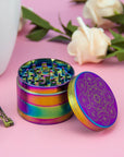 Herb Grinder 4 Piece 2.1inches- INHALCO
