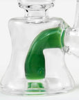 4 inches Mini Dab Rig Green - INHALCO