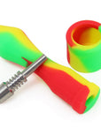 Silicone Dab Straw G/Y/R - INHALCO