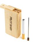 Wood Dugout With Cleaning Tool - INHALCO