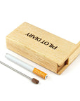 Wood Dugout With Cleaning Tool - INHALCO