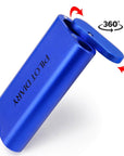 One Hitter Dugout With Magnetic Rotating Lid Blue- INHALCO
