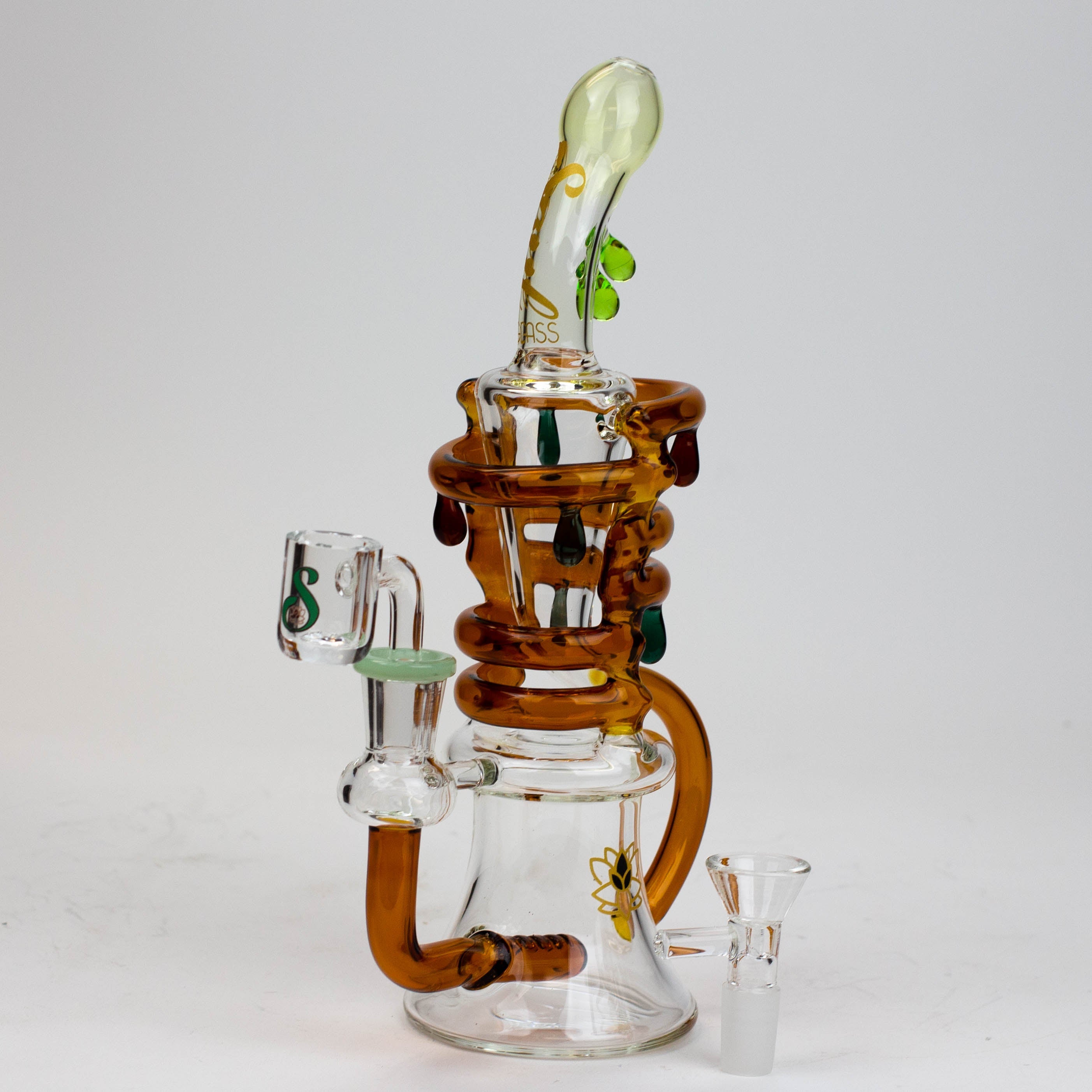 9.5" 2-in-1 Recycler Dab Rig_4