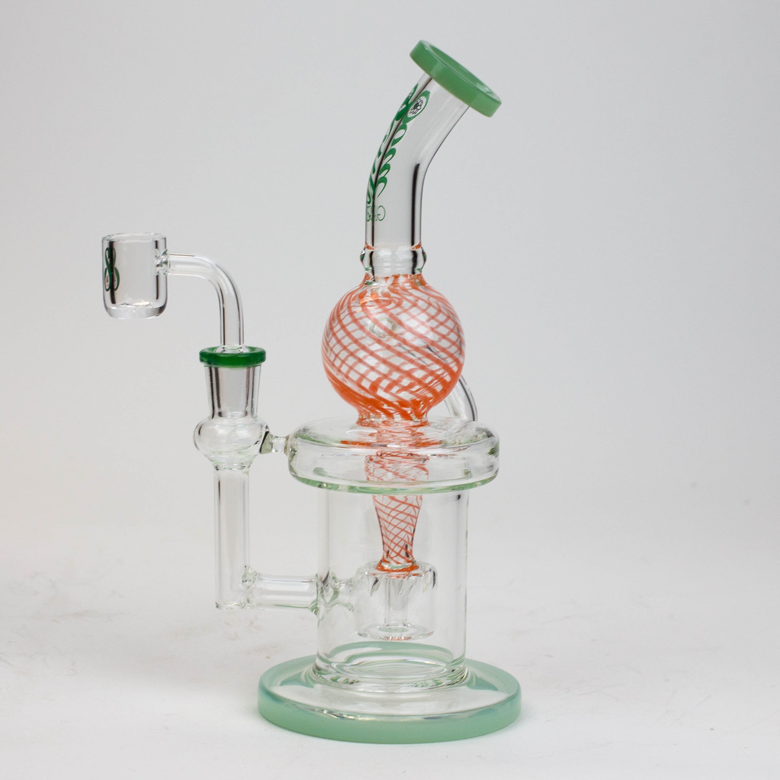 9" SOUL Glass 2-in-1 recycler bong [S2093]_1