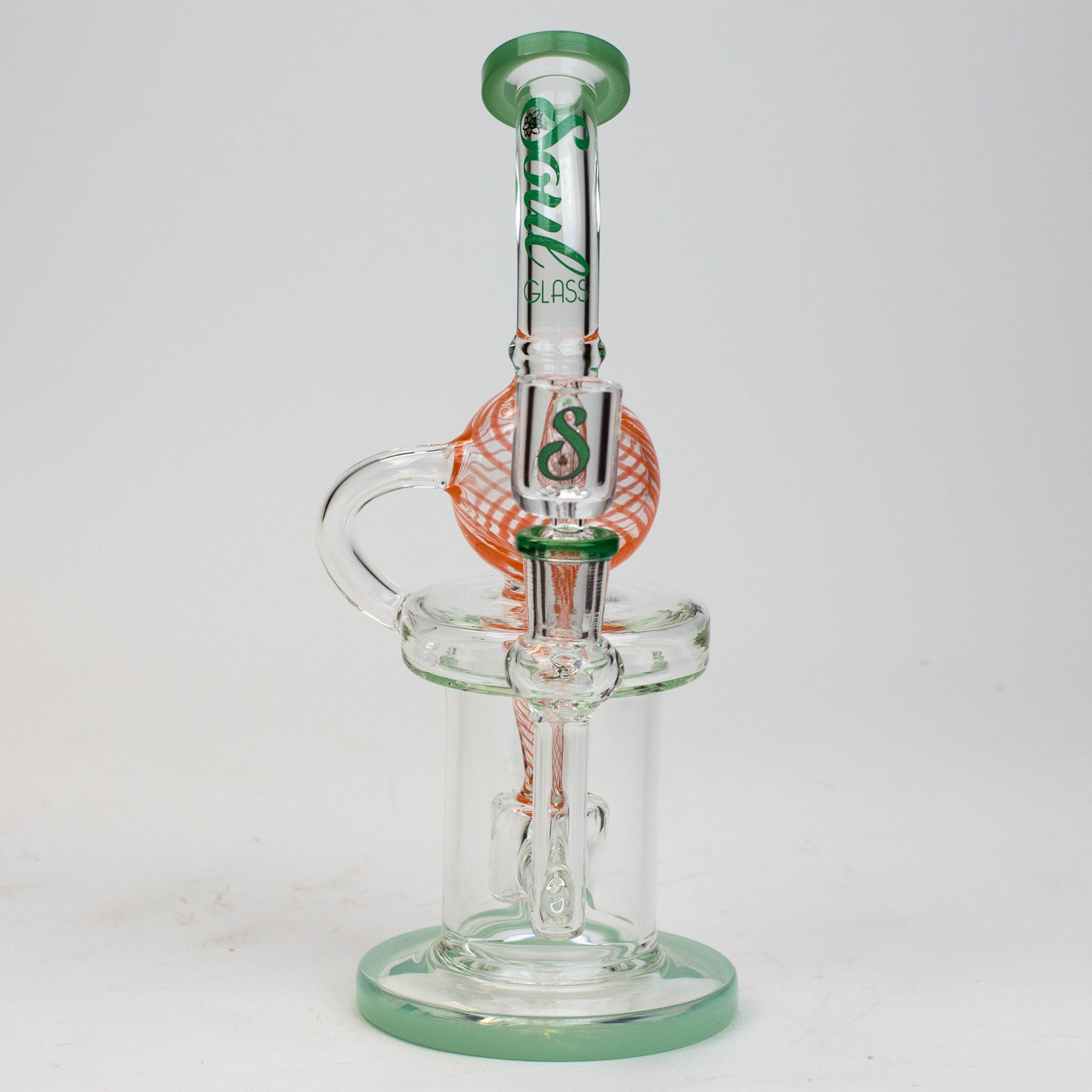9" SOUL Glass 2-in-1 recycler bong [S2093]_2