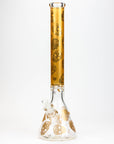 20" Skull Patterned Glass Water Pipe_9