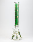 20" Skull Patterned Glass Water Pipe_6