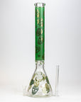 20" Skull Patterned Glass Water Pipe_5