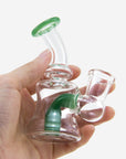 4 inches Mini Dab Rig Green - INHALCO
