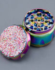 Glitter Grinder 4 Piece Herb Grinder - INHALCO