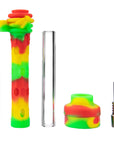 Glass Nectar Collector Straw With Silicone Cover - INHALCO