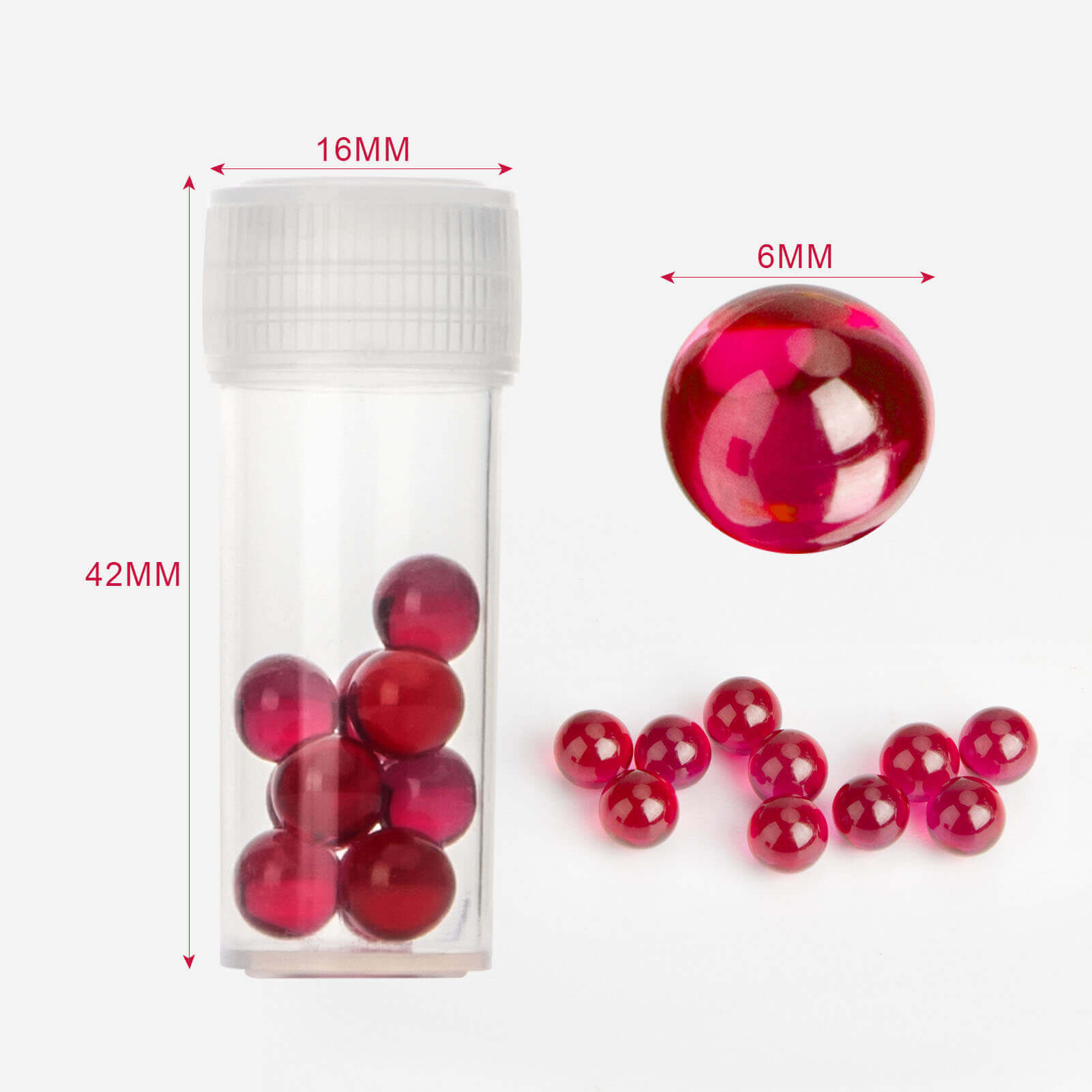 Ruby Terp Pearl 3-Pack (6mm)