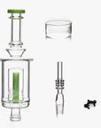 Seed Of Life Perc Glass Nectar Straw