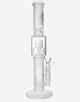 Frosted Glass Bong Seed Of Life Percolator - INHALCO