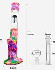 Silicone Bong 15 Inches - INHALCO