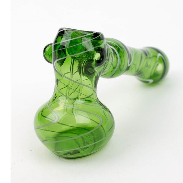 5.5" Green Hammer Bubbler - INHALCO