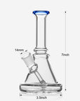 Mini Beaker Bong Can Base Blue - INHALCO
