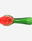 5.5" Strawberry Glass Pipe - INHALCO