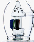 Mushroom Perc Glass Bong - INHALCO