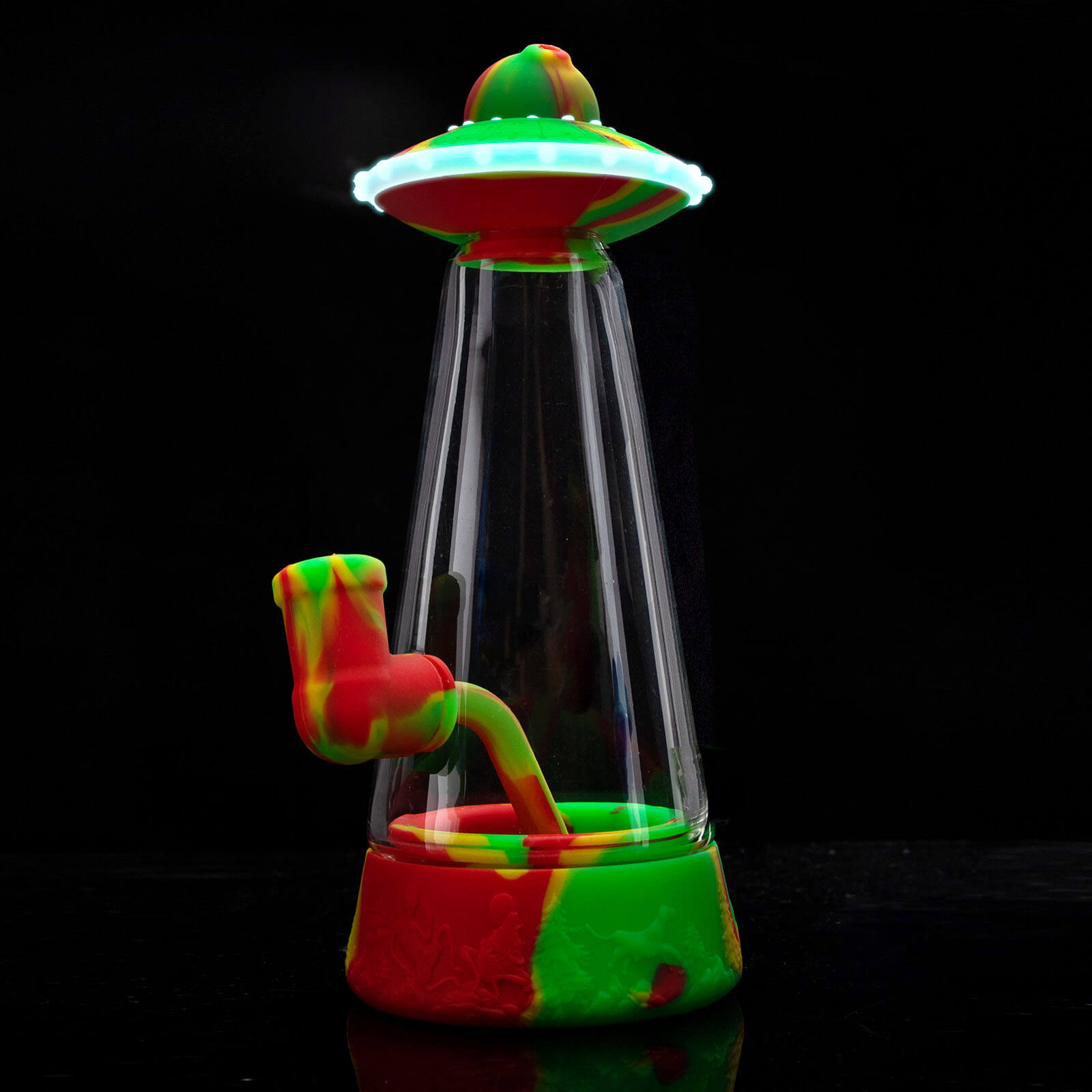 Silicone Glass UFO Bong - INHALCO