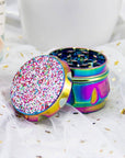 Glitter Grinder 4 Piece Herb Grinder - INHALCO