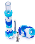 Glass Nectar Collector Straw With Silicone Cover - INHALCO