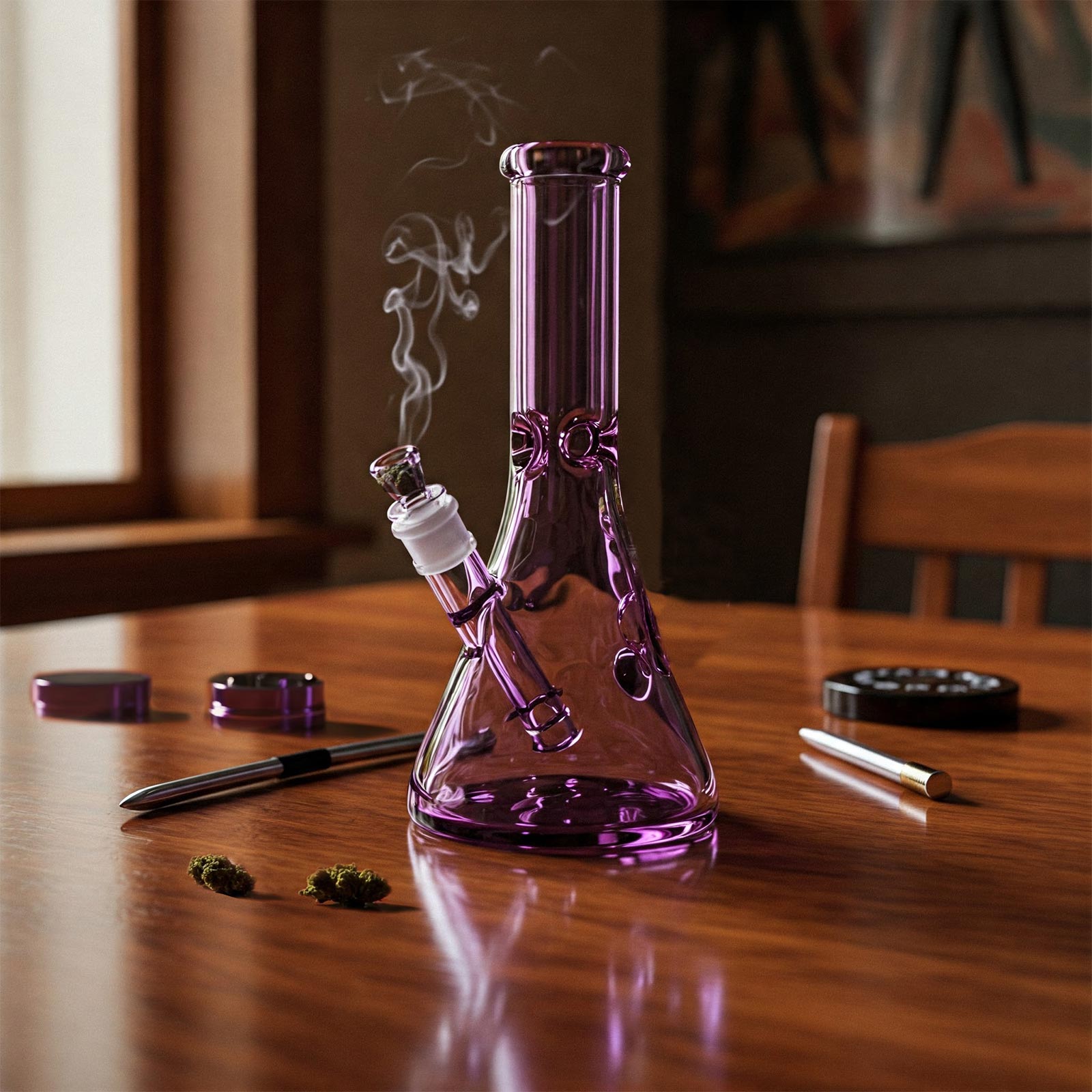 purple bong