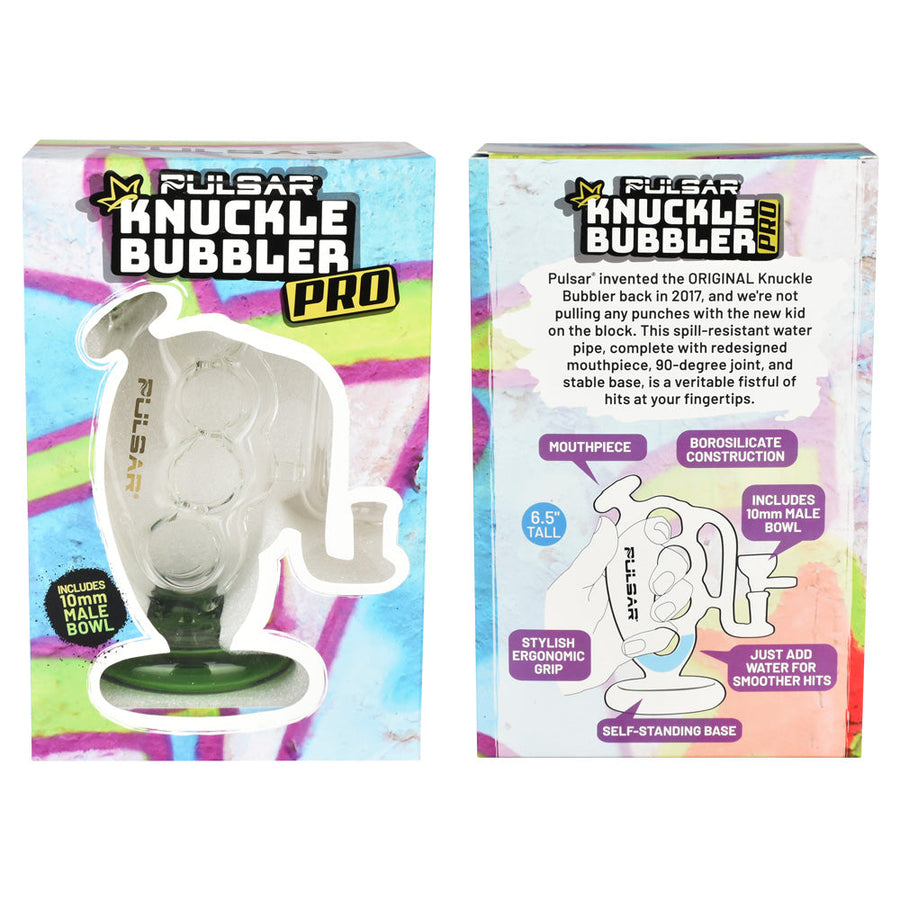 Pulsar Knuckle Bubbler Pro Water Pipe