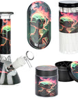 Alien Glass Beaker Water Pipe Smoking Set