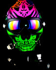 Skull Party Gas Mask Acrylic Bong