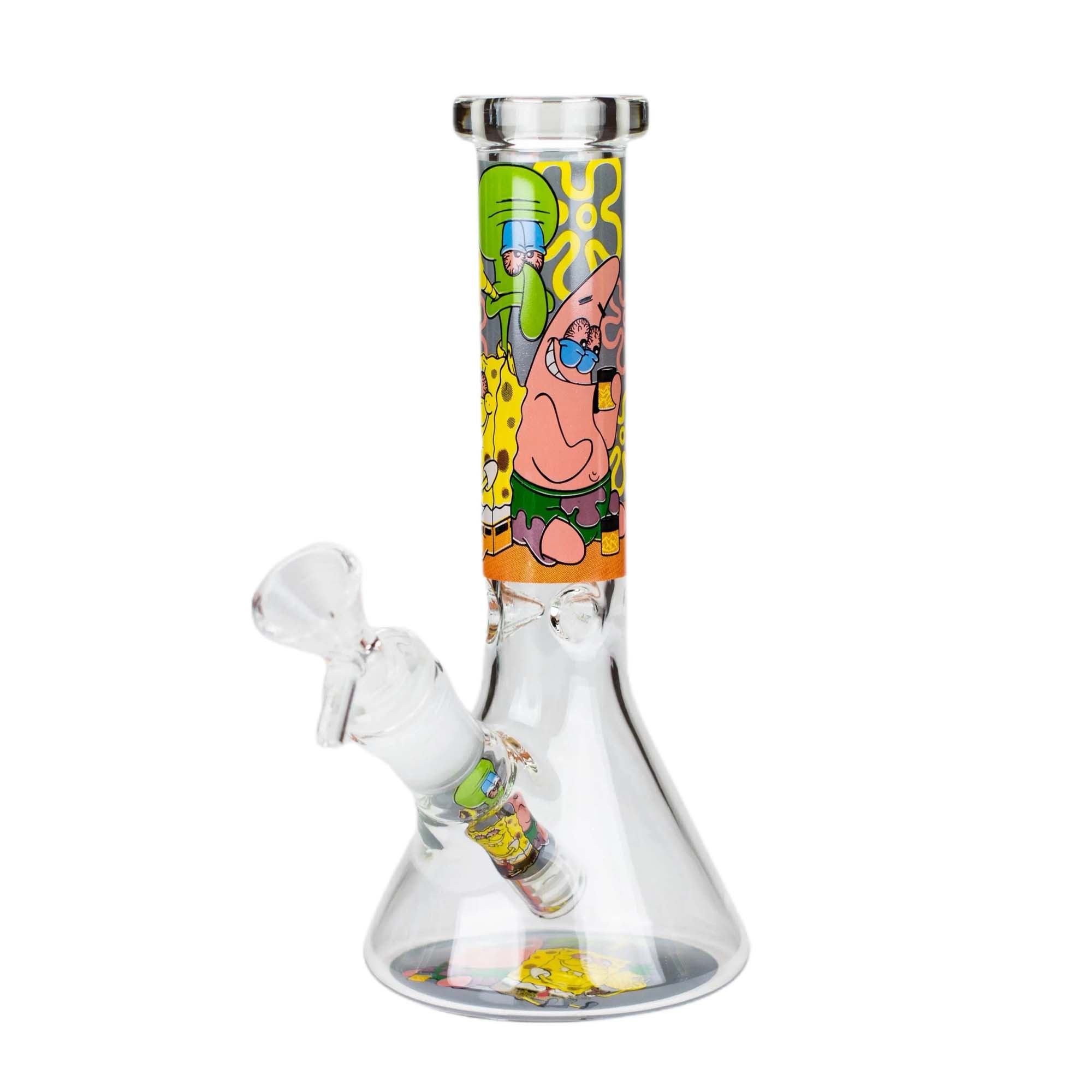 10&quot; Cartoon Design Beaker Bong 4mm Thick Glass