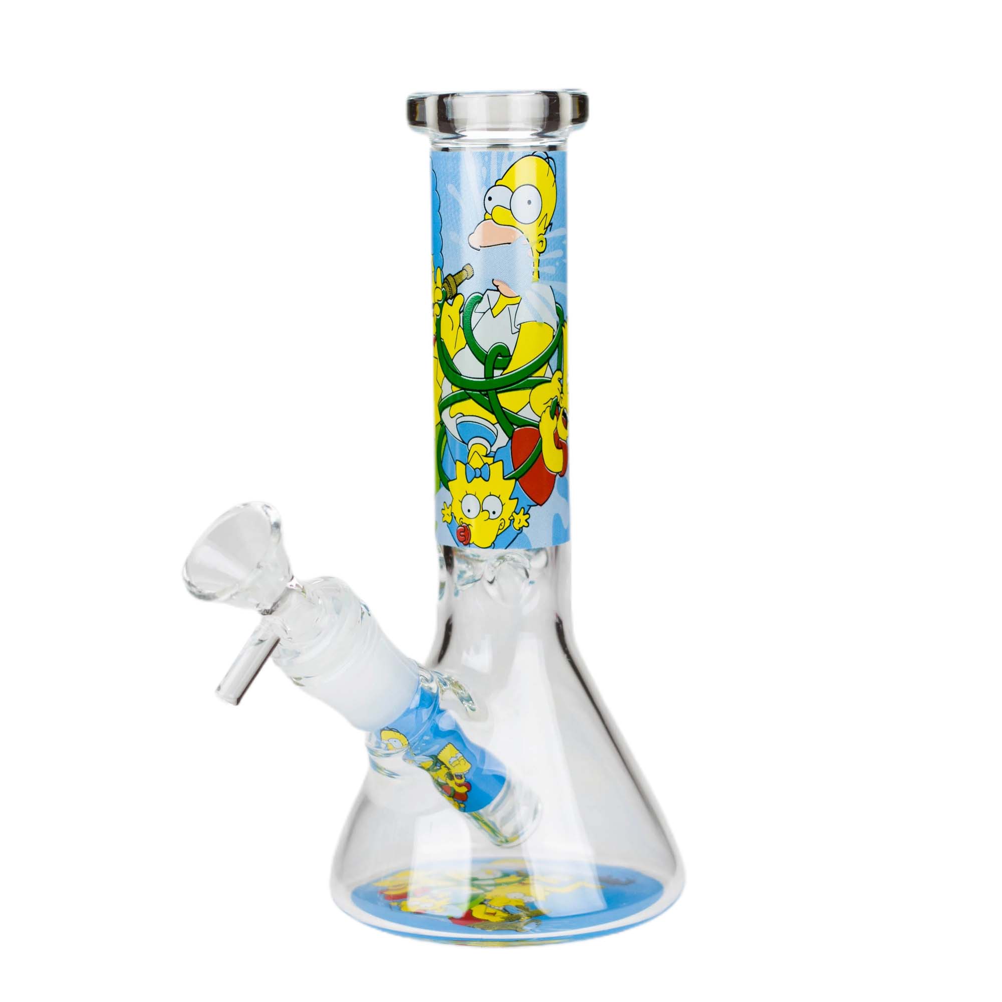 10&quot; Cartoon Design Beaker Bong 4mm Thick Glass