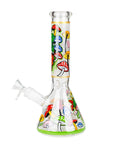 10" Glass Bong With The Nature Design