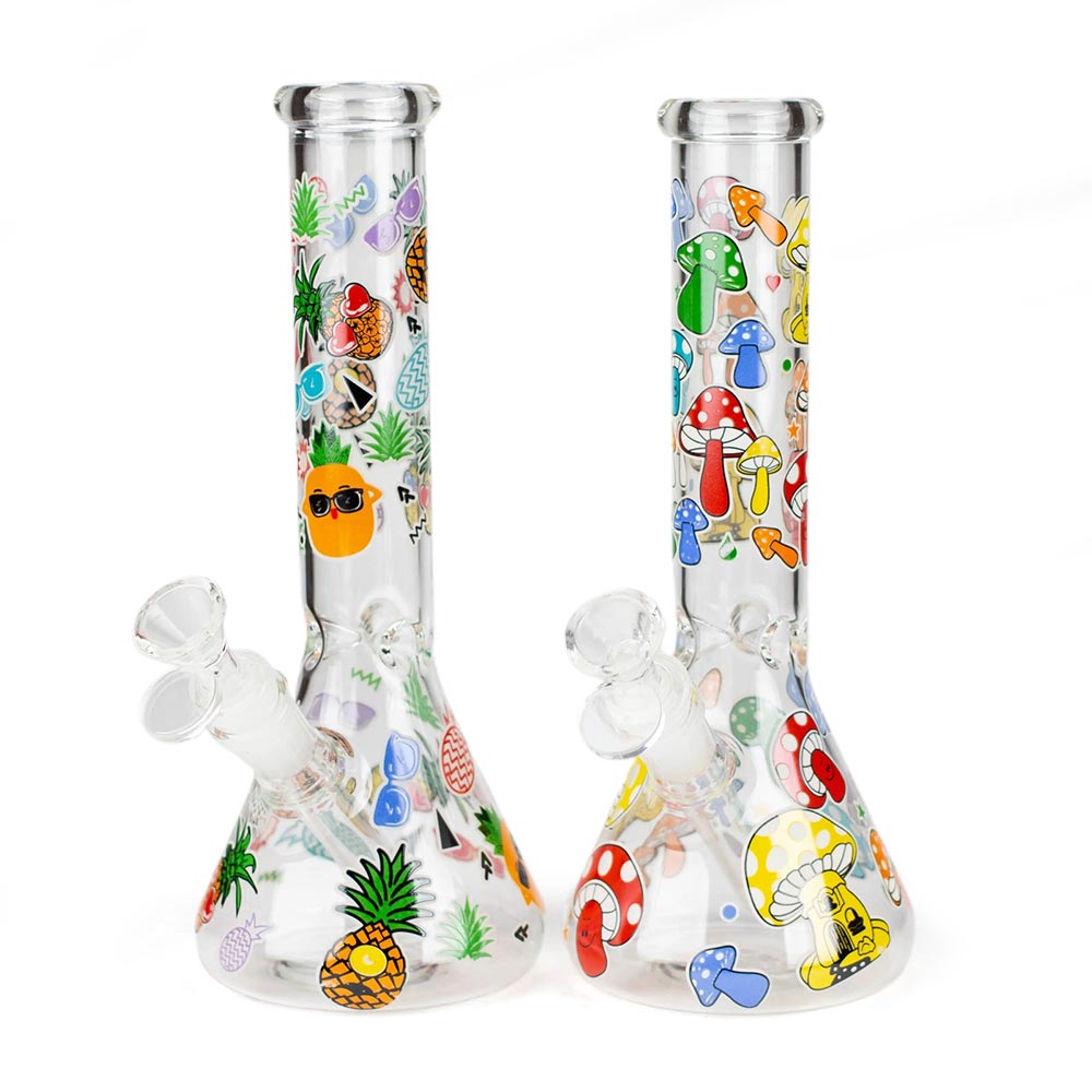 10" Cartoon Beaker Bong - inhalco