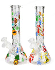 10" Cartoon Beaker Bong - inhalco