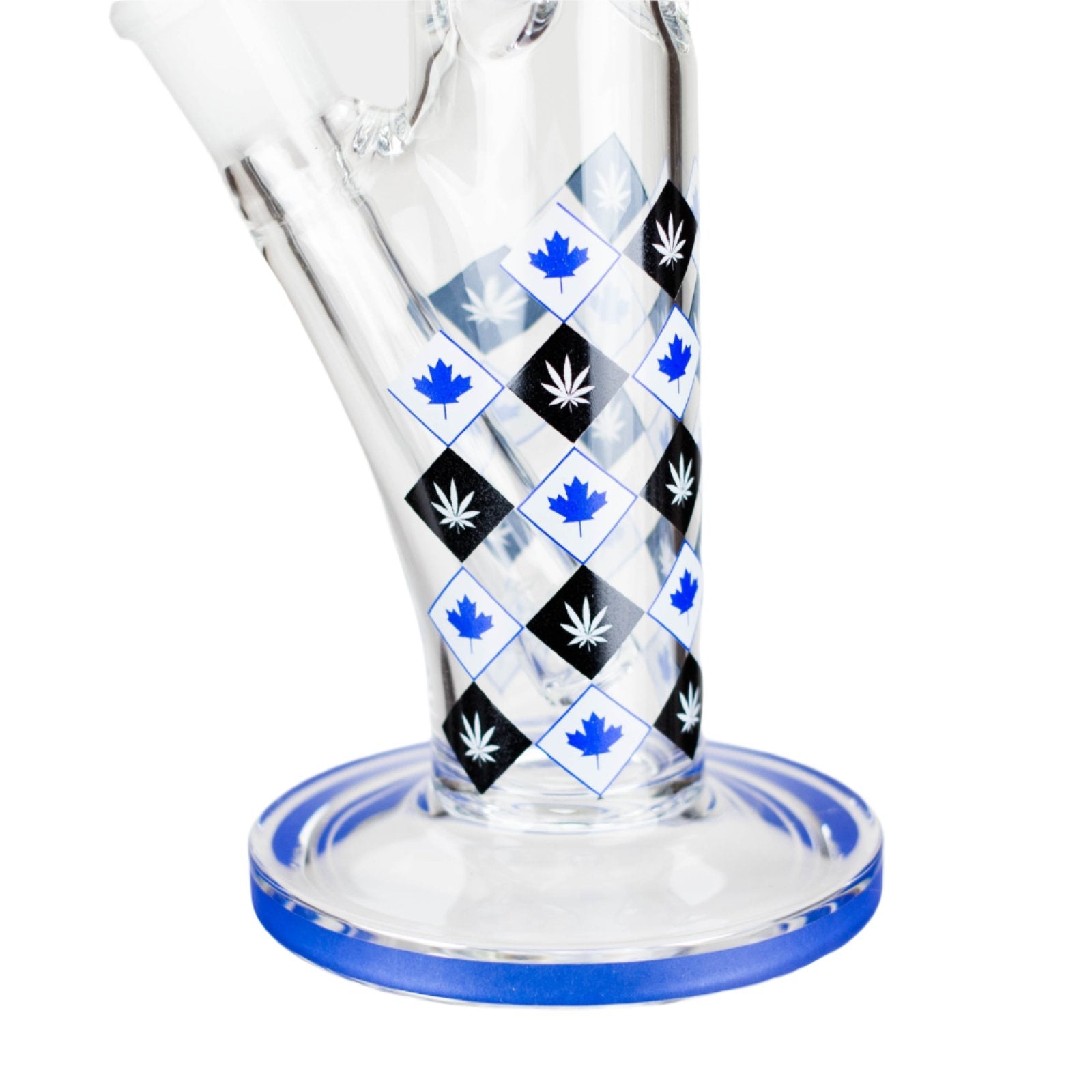 10&quot; Color Maple Leaf Staight Bong