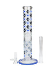 10" Color Maple Leaf Staight Bong