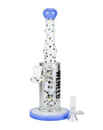 10" Spotted Stem Bong - inhalco