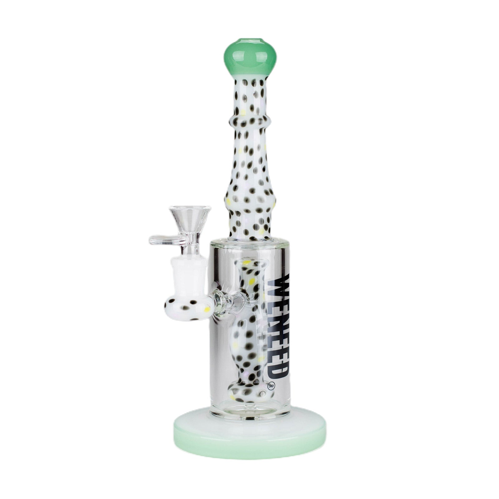 10" Spotted Stem Bong - inhalco