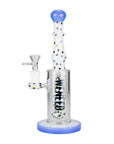 10" Spotted Stem Bong - inhalco