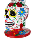 10" Sugar Skull Water Pipes - inhalco