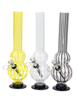 10" Acrylic Bong Long Neck - INHALCO