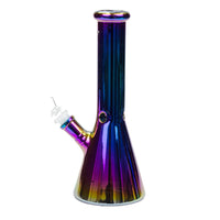 10" Electrooplated Glass Water Bong - INHALCO