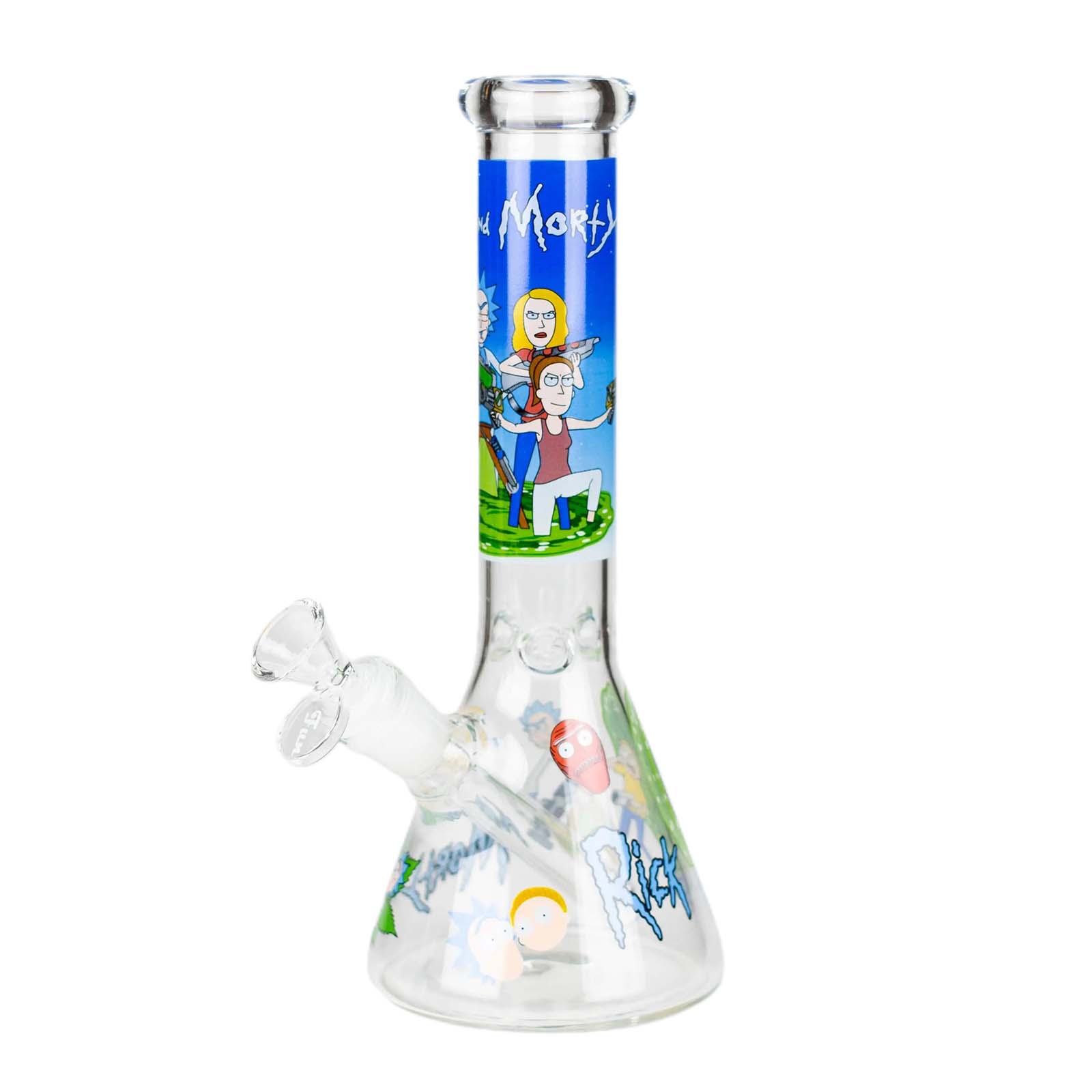 10" 4mm Thick Glass Beaker R&M Design