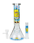 10" Cartoon Design Beaker Bong 4mm Thick Glass