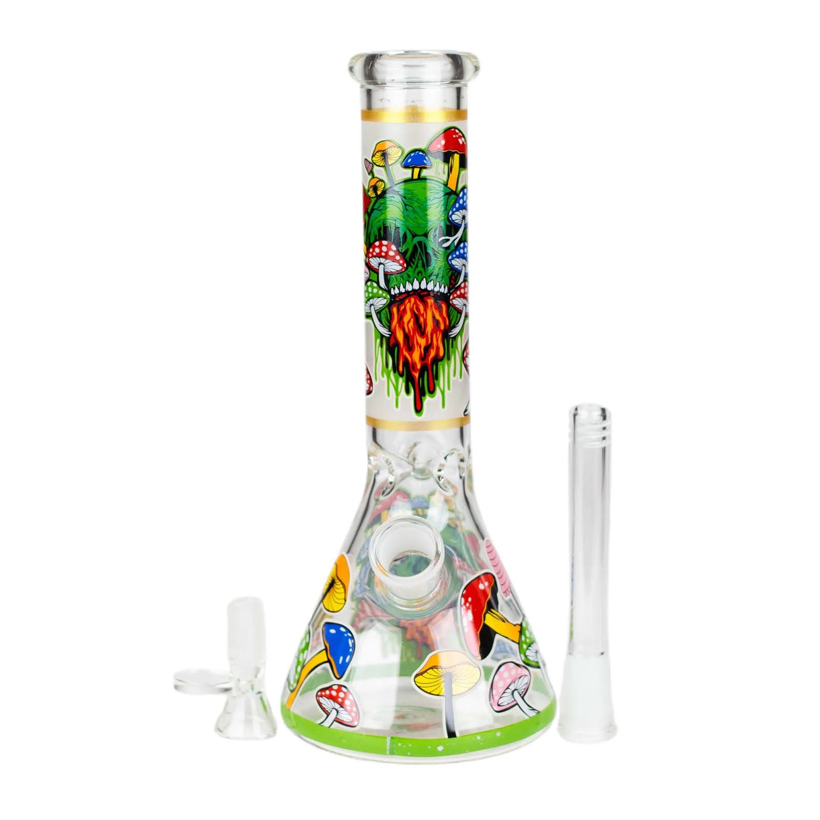 10&quot; Glass Bong With The Nature Design