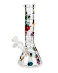 10" Glass Bong With The Nature Design